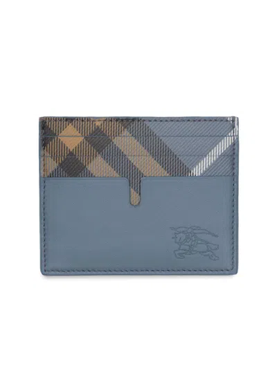 Burberry Men's Sandon Tall Pop Card Case In Blue