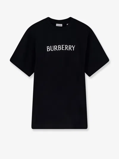 Burberry Men Seth Organic Cotton T-shirt In Black
