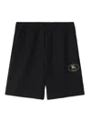 Burberry Cotton Bermuda Shorts With Back Pocket And Elastic Waistband