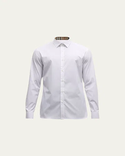 Burberry Men's Sherfield Sport Shirt In White