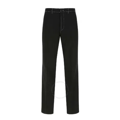 Burberry Straight-leg Tailored Trousers In Black