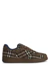 Burberry Checked Terrace Lace-up Sneakers