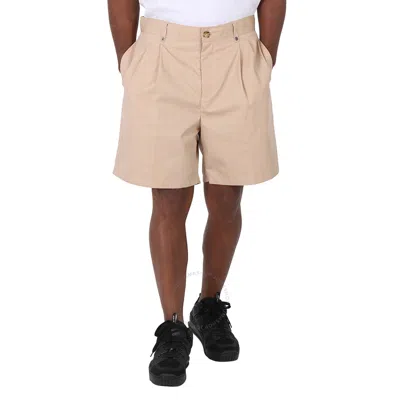 Burberry Men's Soft Fawn Chino Cotton Shorts In Neutral