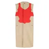 BURBERRY BURBERRY MEN'S SOFT FAWN RECONSTRUCTED-PRINT SLEEVELESS CAR COAT