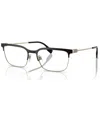 Burberry Men's Square Eyeglasses, Be1375 56 In Black