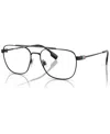 Burberry Men's Square Eyeglasses, Be1377 57 In Black