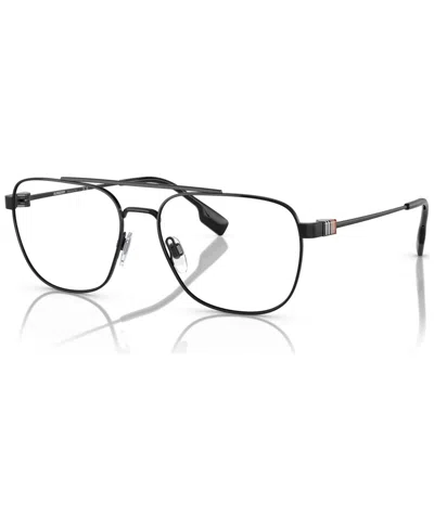 Burberry Men's Square Eyeglasses, Be1377 57 In Black