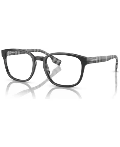 Burberry Men's Square Eyeglasses, Be2344 53 In Black