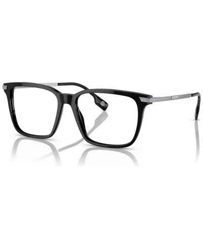 Burberry Men's Square Eyeglasses, Be2378 55 In Black