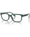 Burberry Men's Square Eyeglasses, Be2379u 55 In Green