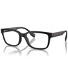 Burberry Men's Square Eyeglasses, Be2379u 55 In Matte Black