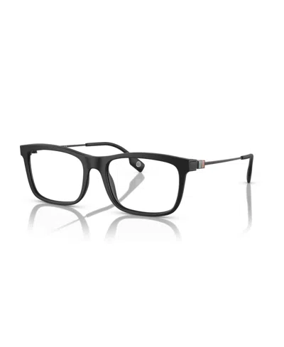 Burberry Men's Square Eyeglasses, Be2384 In Black