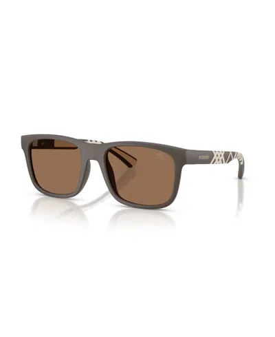 Burberry Men's Square Sunglasses Be4499u In Brown