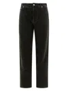 Burberry Men's Cotton Trousers In Black