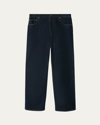 Burberry Men's Straight-leg Jeans In Indigo