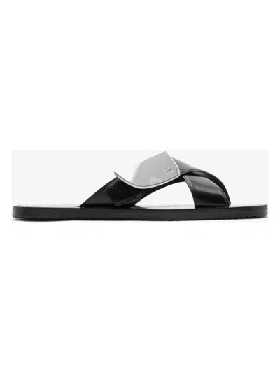 BURBERRY MEN'S STRIP SHIELD SLIP ON