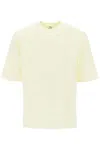 BURBERRY MEN'S STRIPED T-SHIRT WITH EKD EMBROIDERY
