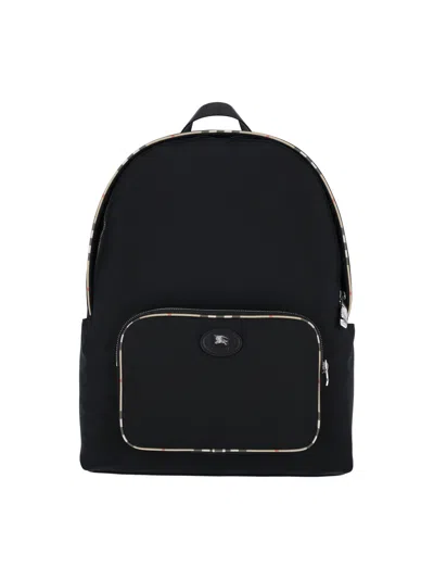 BURBERRY BURBERRY MEN'S STRUCTURED ZIP-TOP CROSSBODY BAG