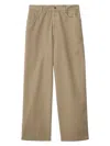 Burberry Men's Washed Twill Trousers