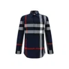 Burberry Long Sleeve Summerton Shirt In Blue