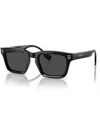 Burberry 51mm Rectangular Sunglasses In Black