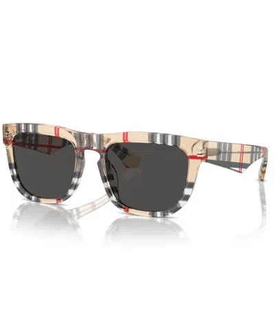 Burberry Men's Sunglasses, Be4431u In Vintage-like Check