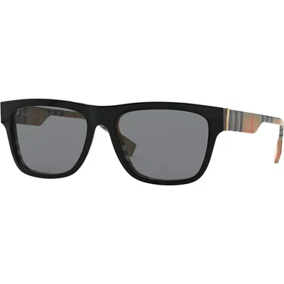 Burberry Men's Sunglasses  B Logo Be 4293 Gbby2 In Black