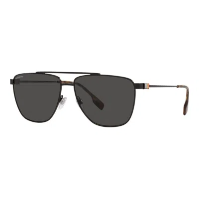 Burberry Men's Sunglasses  Blaine Be 3141 Gbby2 In Black