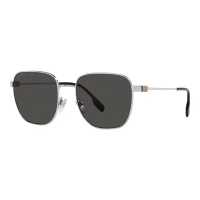 Burberry Men's Sunglasses  Drew Be 3142 Gbby2 In Metallic