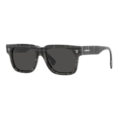Burberry Hayden Dark Grey Square Men's Sunglasses Be4394f 380487 54 In Black