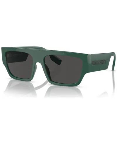 Burberry Man Sunglass Be4397u Micah In Dark Grey