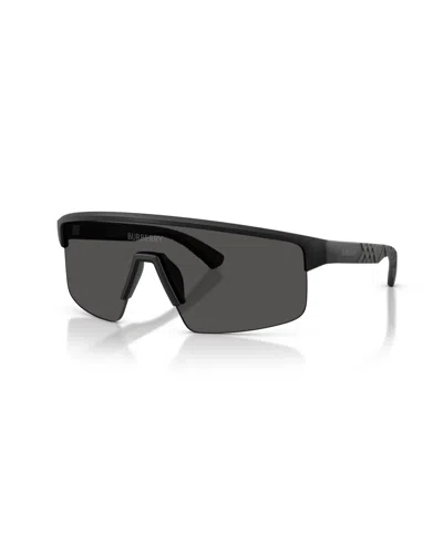 Burberry Men's Sunglasses Textured Check Be4498 In Black