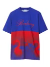 Burberry Swan Print T-shirt In Pillar