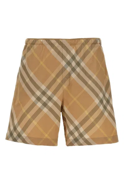 BURBERRY BURBERRY MEN CHECK SWIM SHORTS