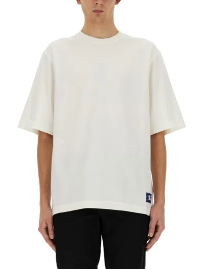 BURBERRY BURBERRY MEN T-SHIR WITH EKD PATCH