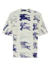 Burberry T-shirt With Ekd T-shirts White