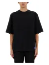 Burberry T-shirt With Round Neck And Short Sleeves In Black