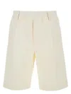 Burberry Tailored Bermuda Shorts In White