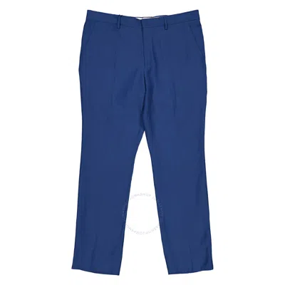 Burberry Men's Tailored Chino Pants In Blue