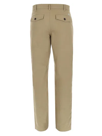Burberry Men's Tailored Chino Trousers In Neutral
