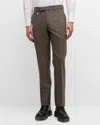 BURBERRY MEN'S TAILORED WOOL TROUSERS