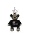 Burberry Thomas Teddy Bear Keyring Charm In Black