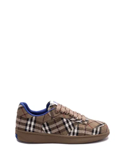 BURBERRY BURBERRY MEN `TERRACE` `CHECK` SNEAKERS