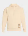 Burberry Check Label Hoodie In Nutmeg