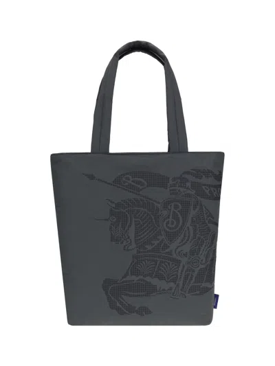 Burberry Men Tote Bag In Gray