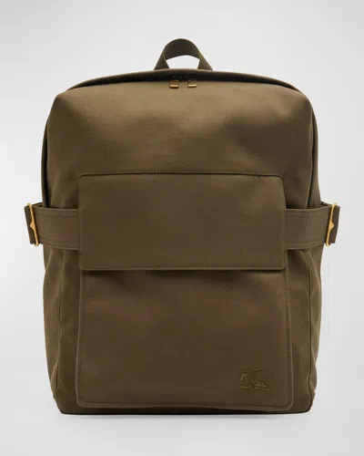 Burberry Men's Trench Backpack In Military