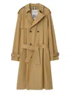Burberry Men's Trench Coat With Cinutra In Brown