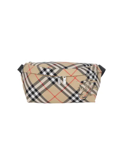 BURBERRY BURBERRY MEN'S UPHOLSTERED CROSSBODY BAG