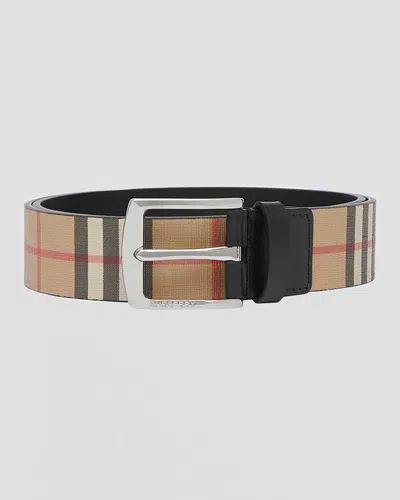 BURBERRY MEN'S VINTAGE CHECK BELT