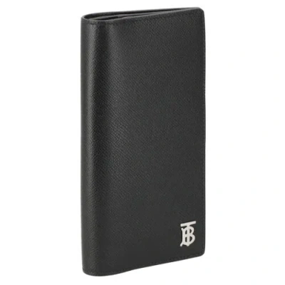 Pre-owned Burberry Men's Wallet 8062692 Black Cavendish Newarticle